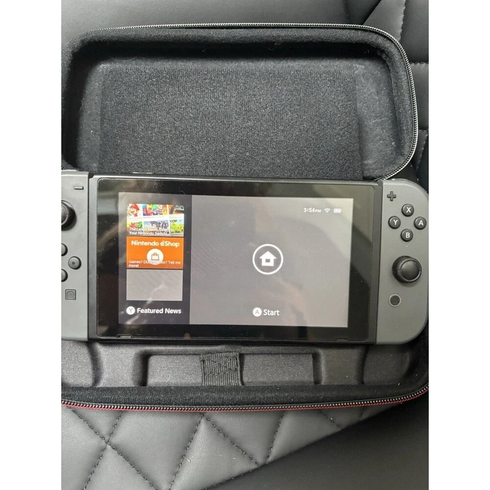 Nintendo Switch 1st Gen Gray BUNDLE -  Dock/Charger/Controller Extension/Case
